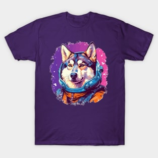 Husky Astronaut: Exploring the Cosmos T-Shirt